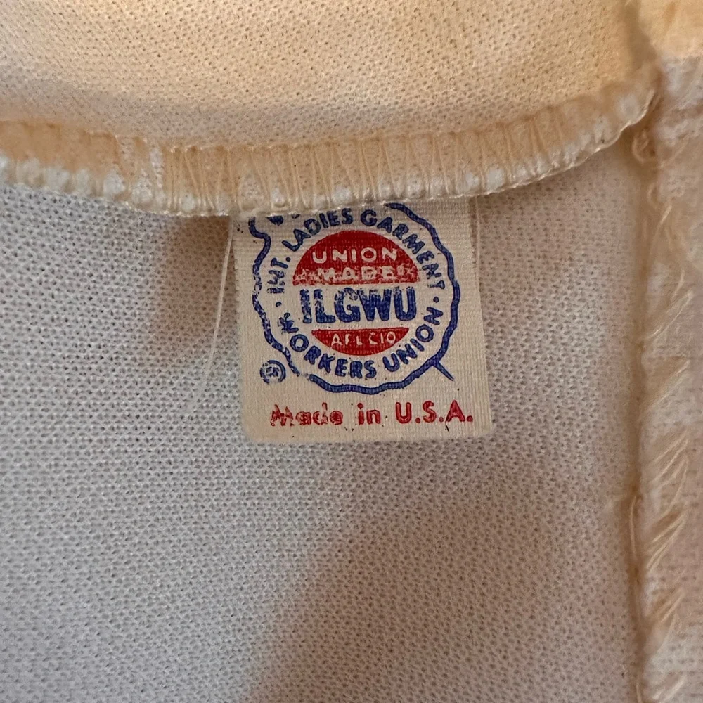 Vintage Bleeker Street polyester blend back zipper 10 capped sleeve knit dress - Picture 15 of 16